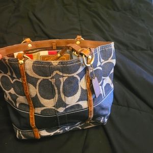 Vintage Denim Coach bag